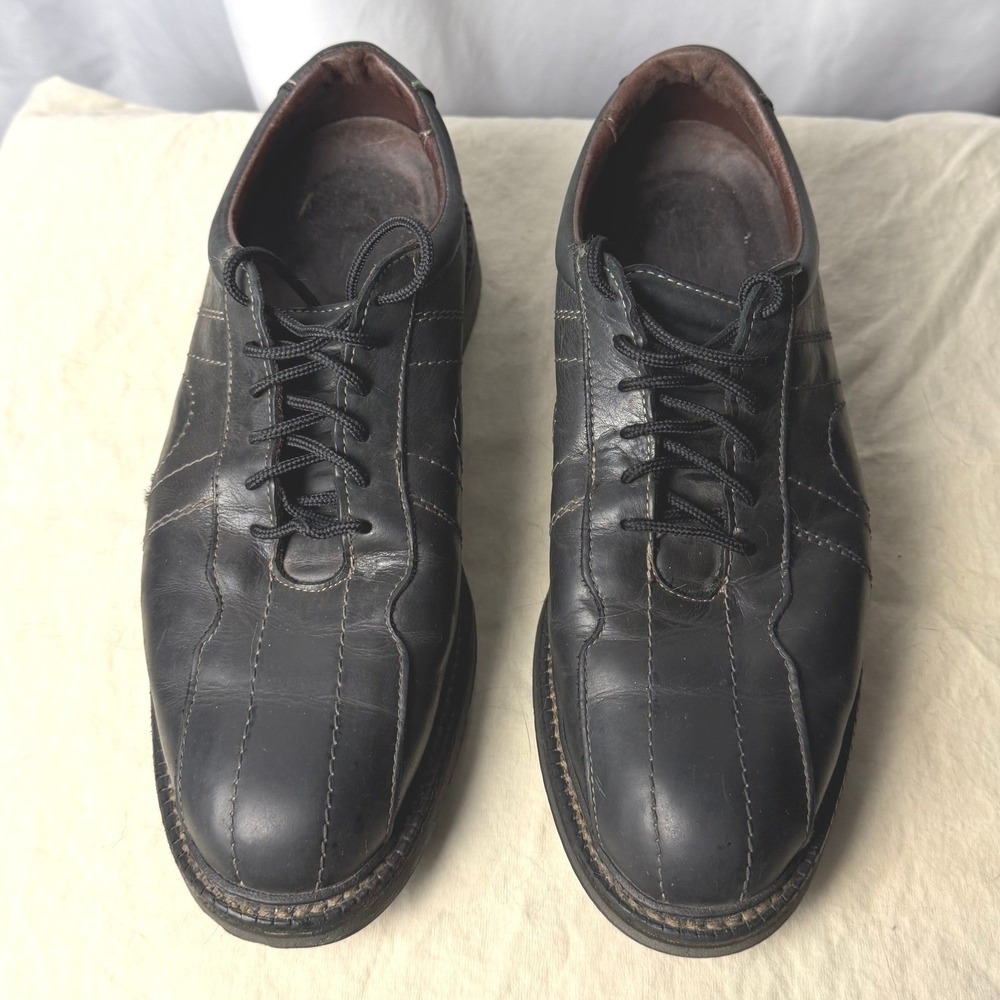 Allen Edmonds Men's 9.5 D Black Leather Shoes Sneakers Business Casual Work Prep